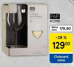 Tesco F&F Home Sklenice na bílé víno nabídka