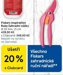 Tesco Fiskars Inspiration Ruby Zahradní nůžky nabídka