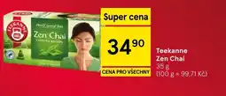 Tesco Teekanne Zen Chai nabídka