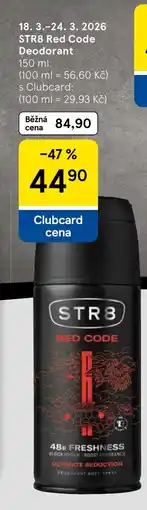 Tesco STR8 Red Code Deodorant nabídka