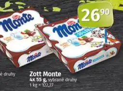 Coop Zott Monte nabídka