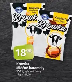 Coop Krowka Mléčné karamely nabídka