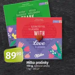 Coop Milka pralinky nabídka