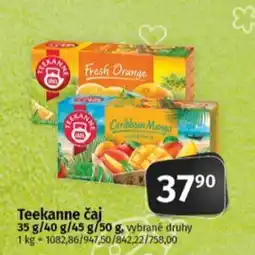 Coop Teekanne čaj nabídka