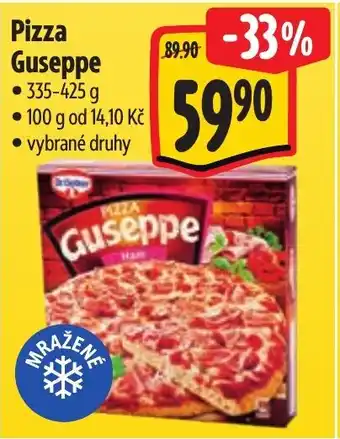 Albert Pizza Guseppe nabídka