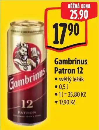 Albert Gambrinus Patron 12 nabídka