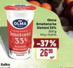 Billa Olma smetana ke šlehání 33% nabídka