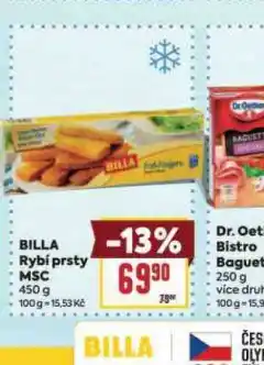 Billa Billa rybí prsty msc nabídka