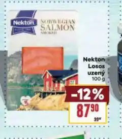 Billa Nekton losos uzeneý nabídka