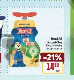 Billa Kostíci kapsička nabídka