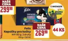 Billa Felix kapsičky pro kočky nabídka