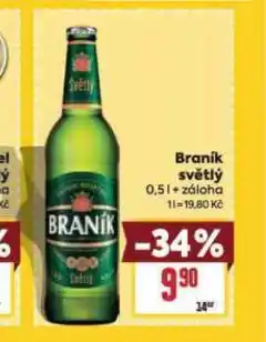 Billa Pivo braník nabídka