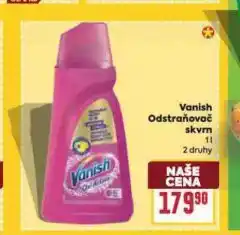 Billa Vanish odstraňovač skvrn nabídka