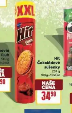 Billa Hit čokoládové sušenky nabídka
