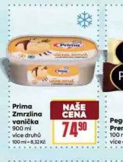 Billa Prima zmrzlina vanička nabídka