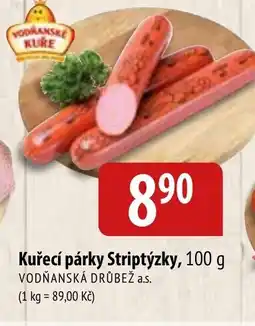 Bala Kuřecí párky Striptýzky nabídka