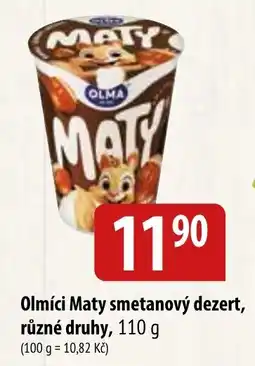 Bala OLMA Olmíci Maty smetanový dezert nabídka