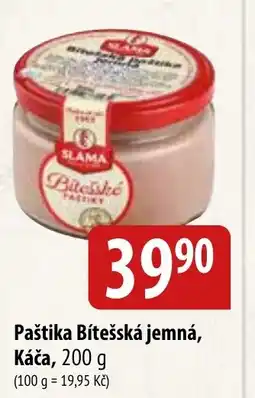 Bala Paštika Bítešská jemná, Káča nabídka
