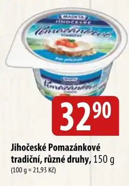 Bala MADETA Jihočeské Pomazánkové tradiční nabídka