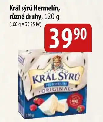 Bala Král sýrů Hermelín nabídka