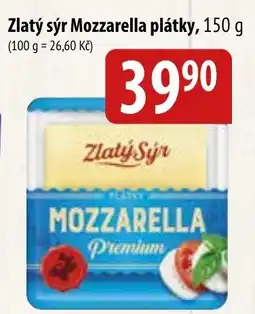 Bala Zlatý sýr Mozzarella plátky nabídka