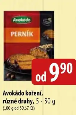 Bala Avokádo koření nabídka