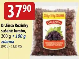 Bala Dr.Ensa Rozinky sušené Jumbo nabídka