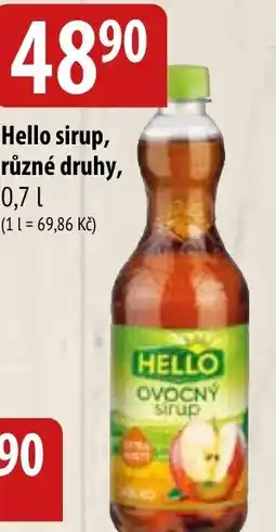 Bala Hello sirup nabídka