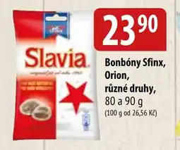 Bala Bonbóny Sfinx, Orion, nabídka