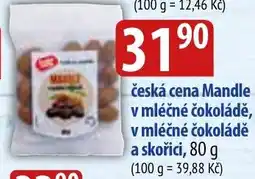 Bala Česká cena Mandle v mléčné čokoládě, v mléčné čokoládě a skořici nabídka