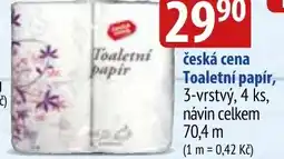 Bala Česká cena Toaletní papír nabídka