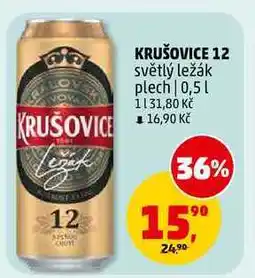 Penny Market KRUŠOVICE 12 světlý ležák plech nabídka