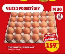 Penny Market ČERSTVÁ VEJCE Z PODESTÝLKY M, 30 ks nabídka