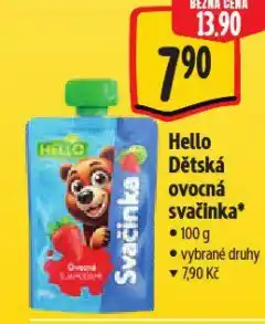 Albert Hello dětská ovocná svačinka nabídka