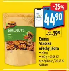 Albert Emma vlašské ořechy jádra nabídka