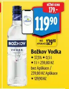 Albert Božkov vodka nabídka