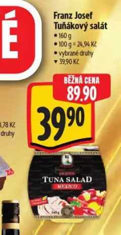 Albert Franz josef tuňákový salát nabídka
