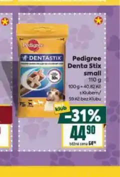 Billa Pedigree denta stix small nabídka