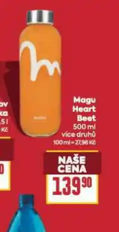 Billa Magu heart beet nabídka