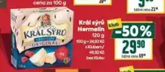 Billa Král sýrů hermelín nabídka