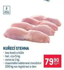 Makro Kuřecí stehna nabídka