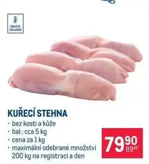 Makro Kuřecí stehna nabídka