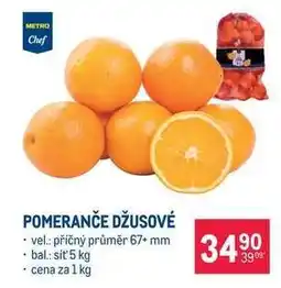 Makro Pomeranče džusové nabídka