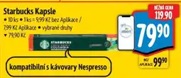 Albert Starbucks kapsle nabídka
