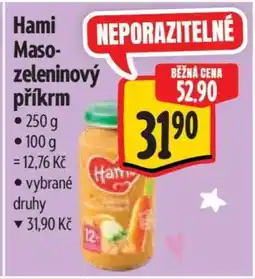 Albert HAMI Maso- zeleninový příkrm nabídka