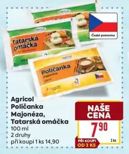 Billa Agricol Poličanka Majonéza, Tatarská omáčka nabídka