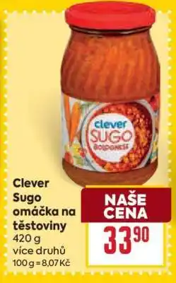 Billa Clever Sugo omáčka na těstoviny nabídka