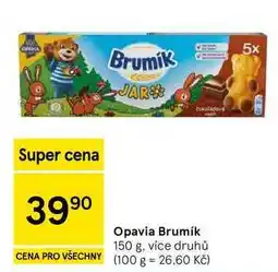 Tesco Opavia Brumik, 150 g, více druhů nabídka