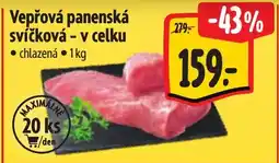 Albert Vepřová panenská svíčková - v celku nabídka