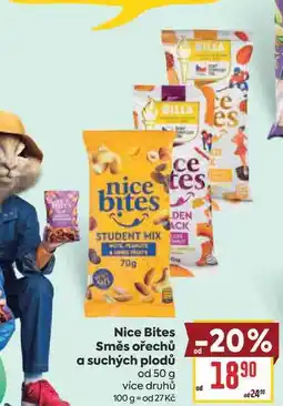 Billa Nice Bites Směs ořechů a suchých plodů od nabídka